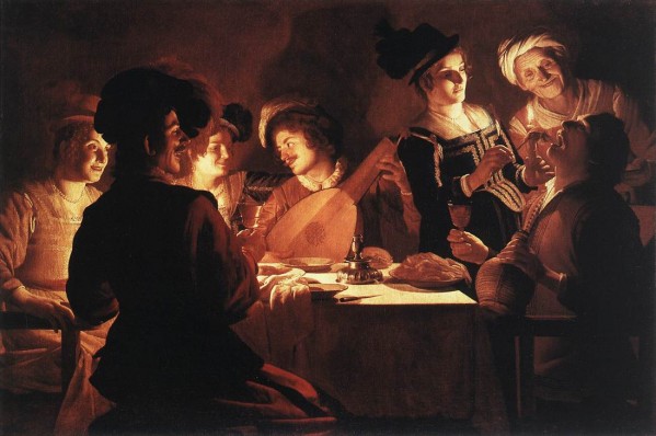 Supper Party by Gerrit van Honthorst